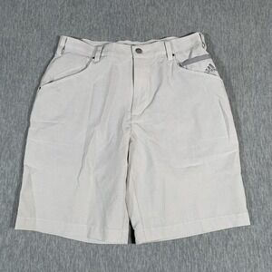Adidas Shorts Mens 32 Light Gray Golf Performance Stretch Casual Activewear